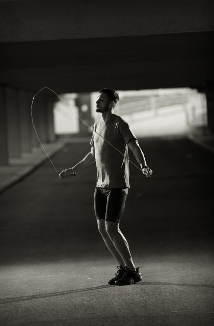 Athlete training with Cori